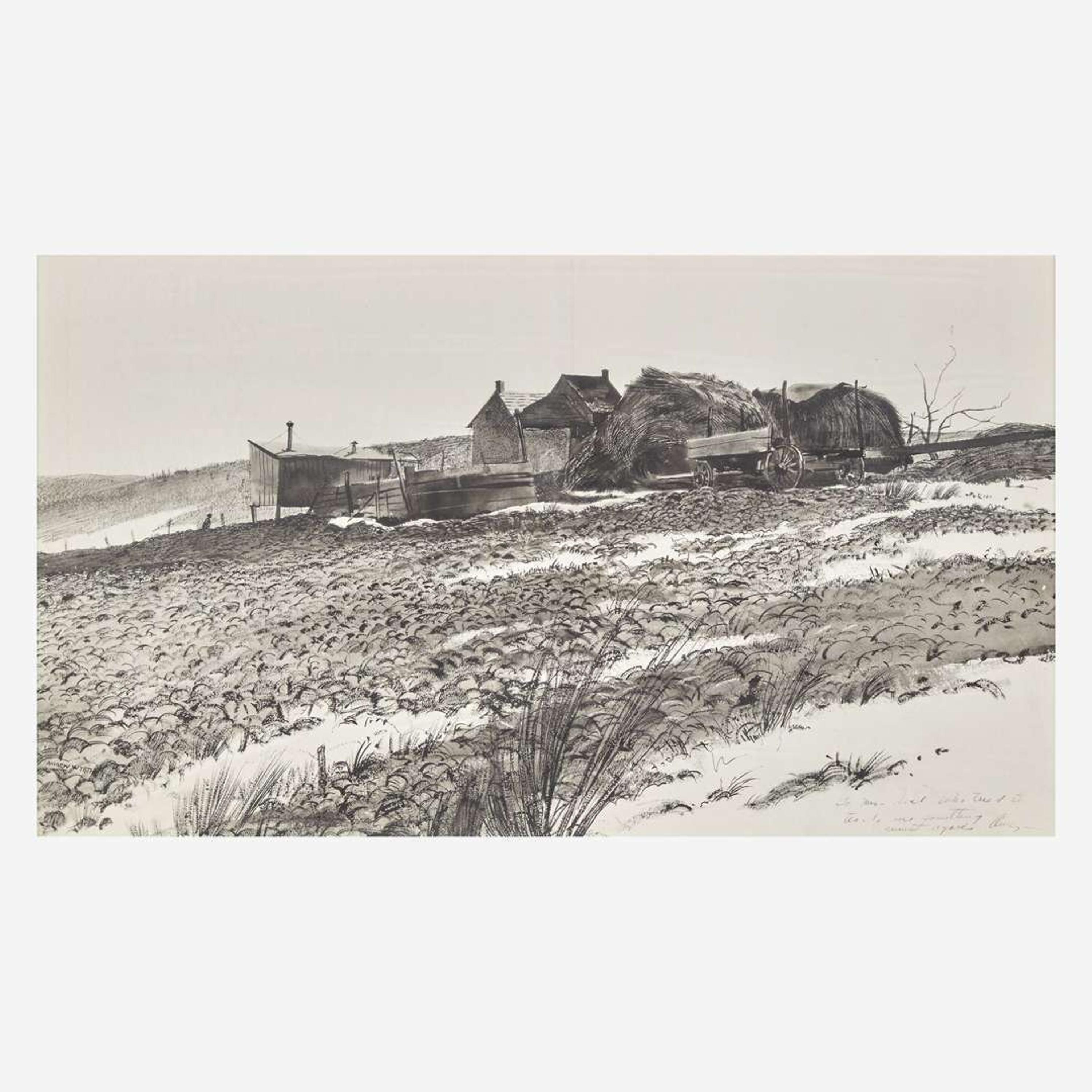 Andrew Wyeth (American, 1917–2009) The Johnson Place