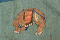 A Blue Ground Embroidered Silk Daoist Priest's Robe