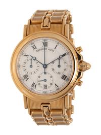 BREGUET, REF. 4475J 18K YELLOW GOLD CHRONOGRAPH 'HORLOGER DE LA MARINE' WATCH