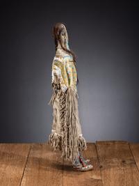 Sioux Beaded Hide Doll