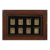 An Edwardian country house call board 20th century with later customizations