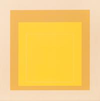 Josef Albers, (American/German, 1888-1976), WLS - X (from White Line Squares (Series II)), 1966