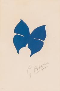 Georges Braque, (French, 1882-1963), A group of three works: Bouquet de fleurs à l'aquarelle, Bird, and Le Papillon