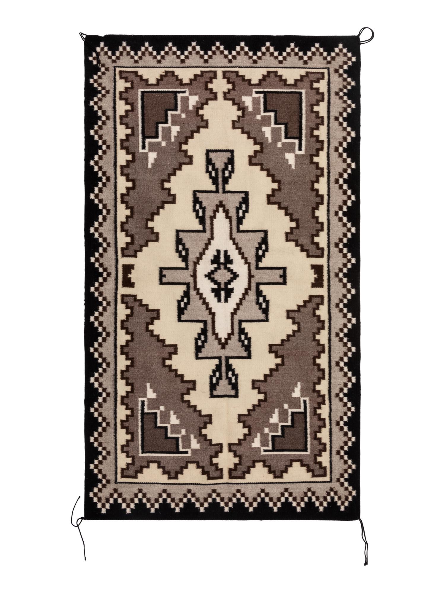 Navajo Two Grey Hills Weaving / Rug