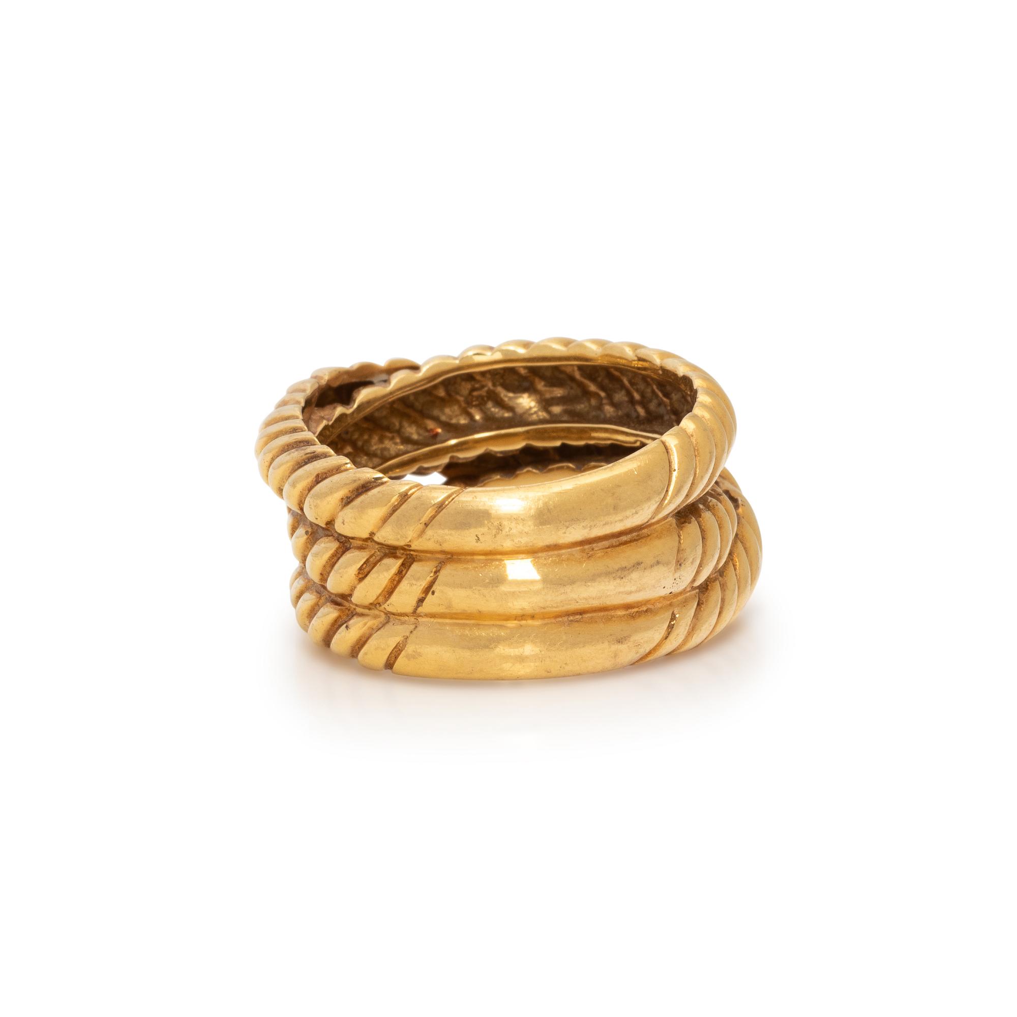 YELLOW GOLD RING