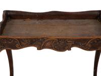 An English Carved Oak Tray-Top Table