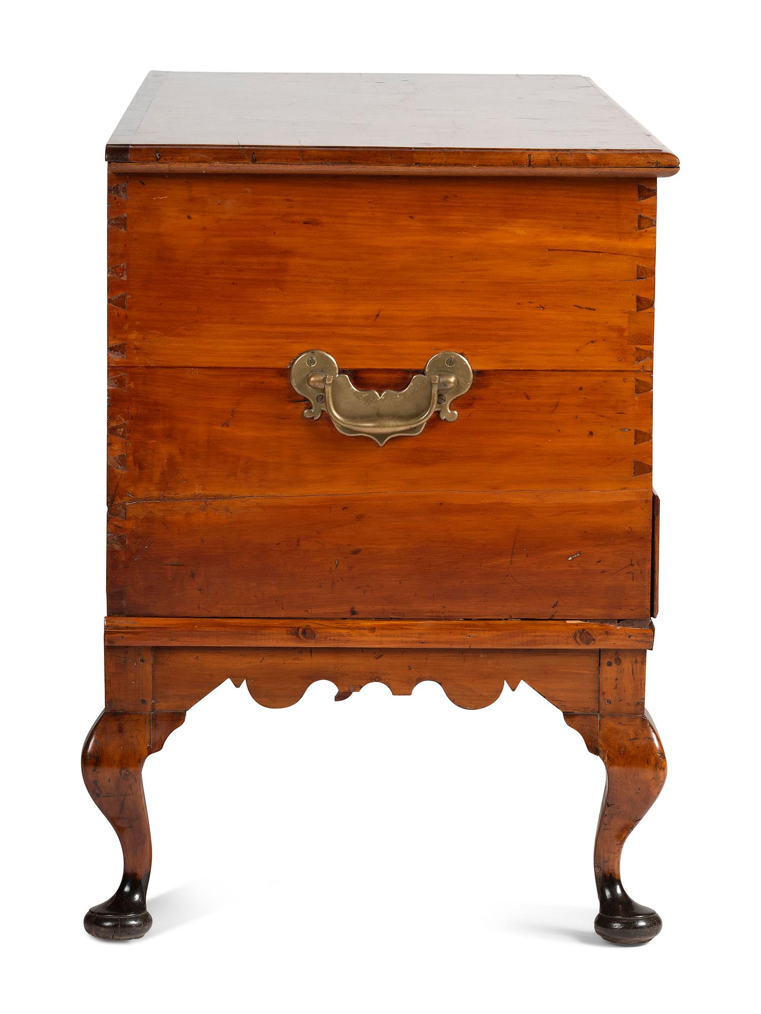 A Queen Anne Carved Bermuda Cedar Blanket Chest
