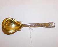 An American Silver Ice Cream Server, Tiffany & Co., New York, NY, in the Vine pattern, with a gold-washed bowl.
