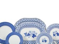 An Assembled Spode Dinner Service
