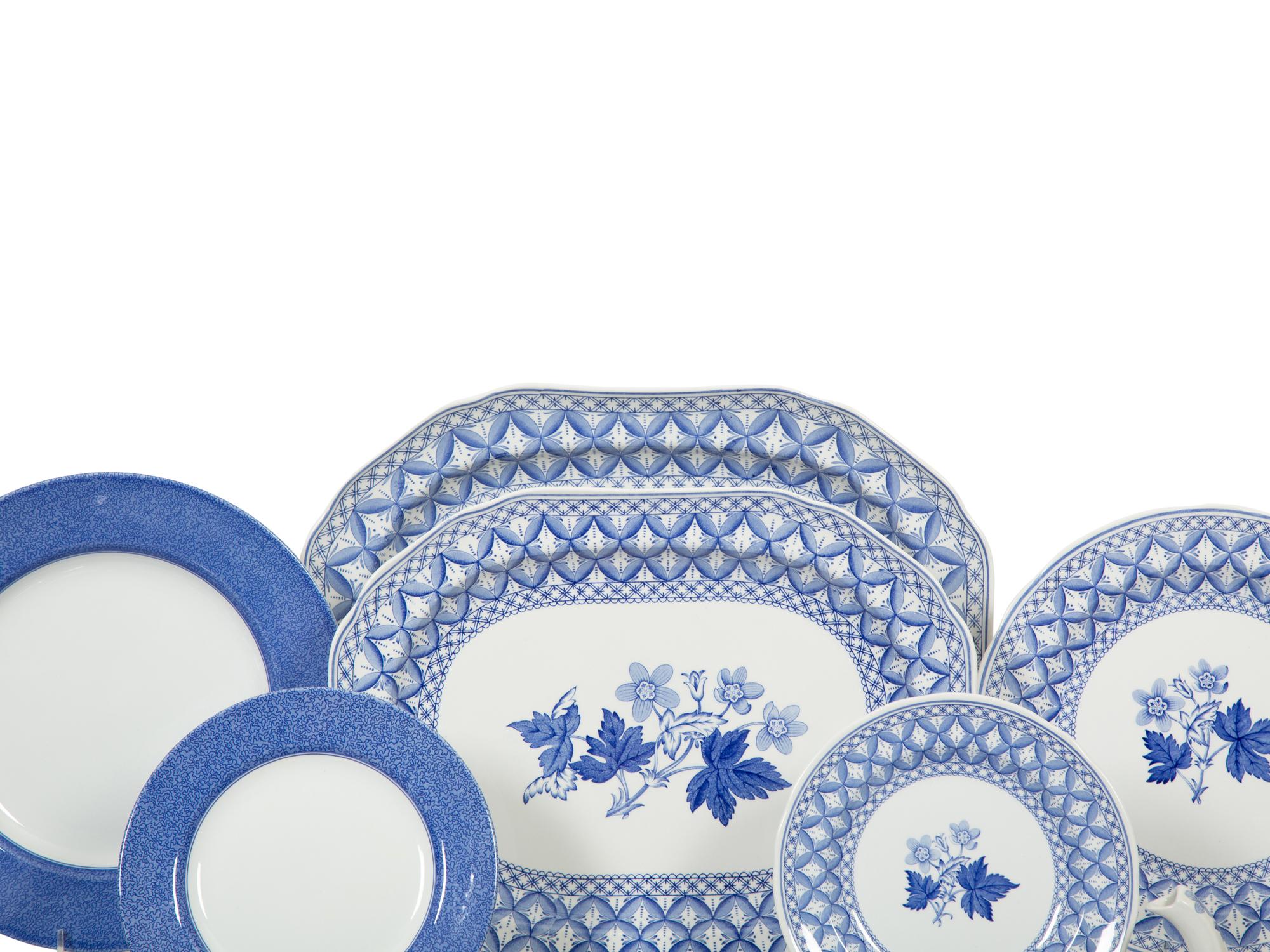 An Assembled Spode Dinner Service
