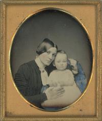 [Daguerreotype] Mother and Child
