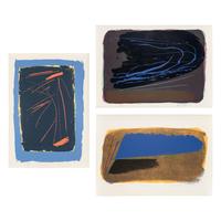Dan Christensen (American, 1942-2007) — Latuka, Ring Taboo, and Mojo (three works)