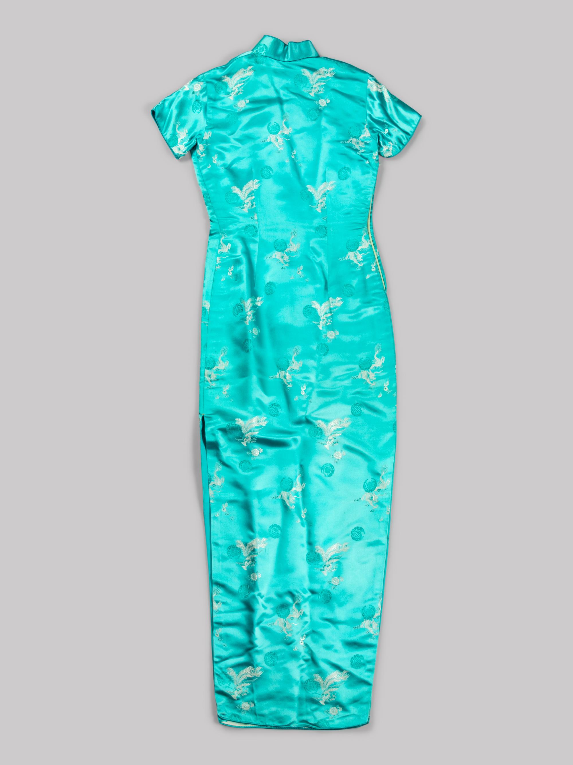 Three Chinese Silk Embroidered Ladies' Cheongsam, Qipao