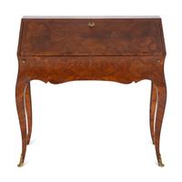 A Louis XV Style Marquetry Inlaid Lady's Writing Desk