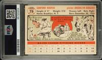 A 1956 Topps Sandy Koufax Baseball Card No. 79 (PSA 6 EX-MT) White Back