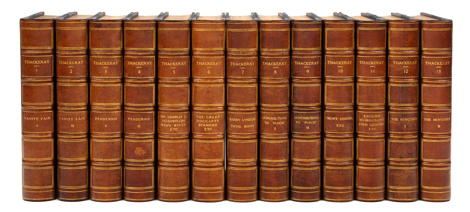 THACKERAY, William Makepeace (1811-1863). Works. London: Smith, Elder, & Co., 1910-1911.