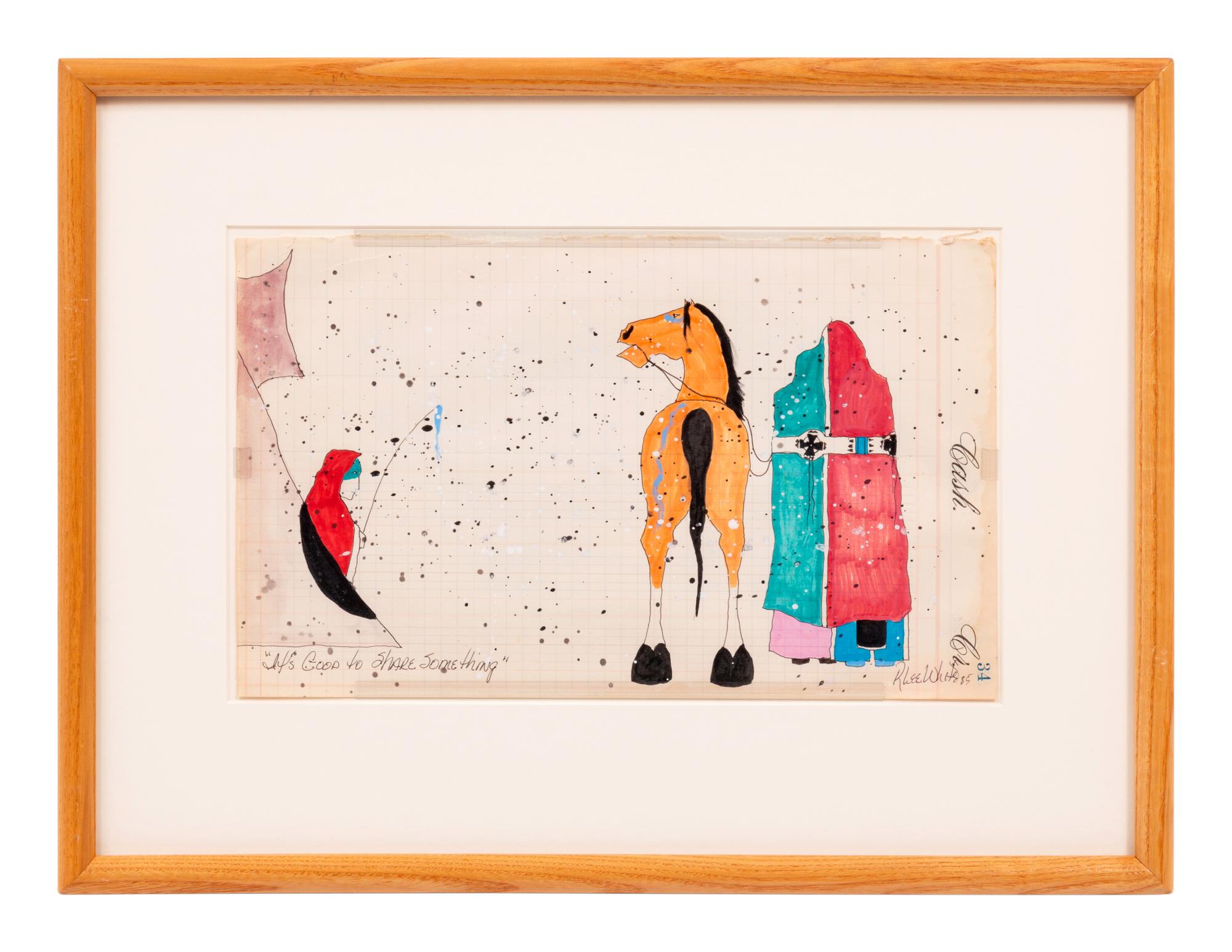 Paintings on Ledger