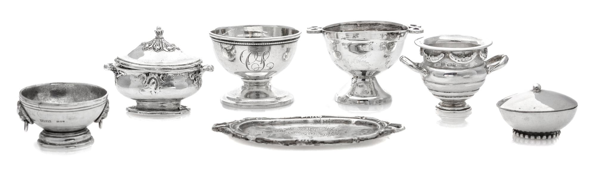A Collection of Six American Silver Table Articles, Various Makers, comprising a lidded tureen with an underplate, a handled wine coole