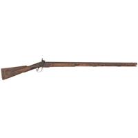 Native American Tacked & Decorated Percussion Trade Gun by Hollis & Sons