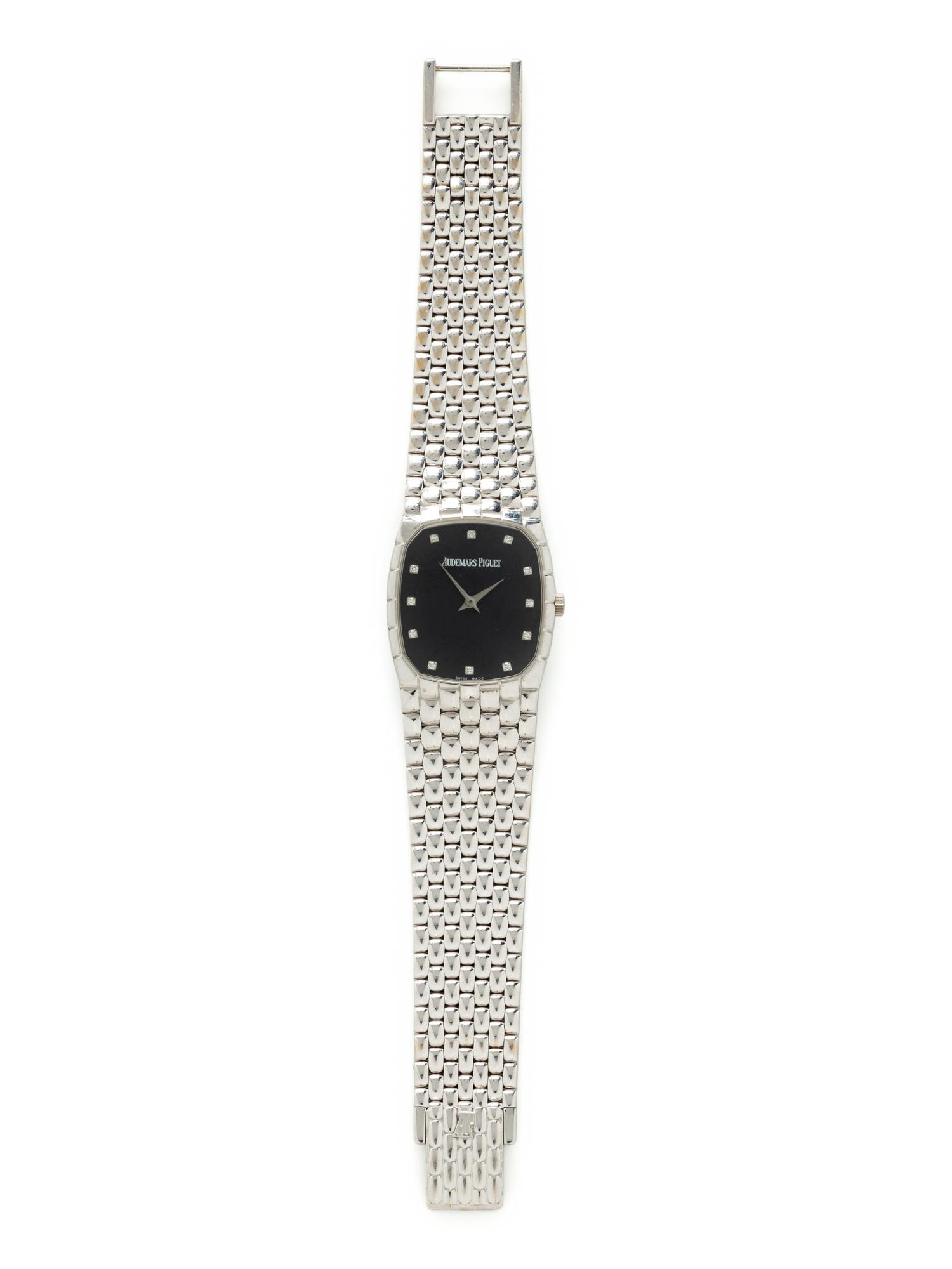 AUDEMARS PIGUET, 18K WHITE GOLD 'COBRA' WATCH