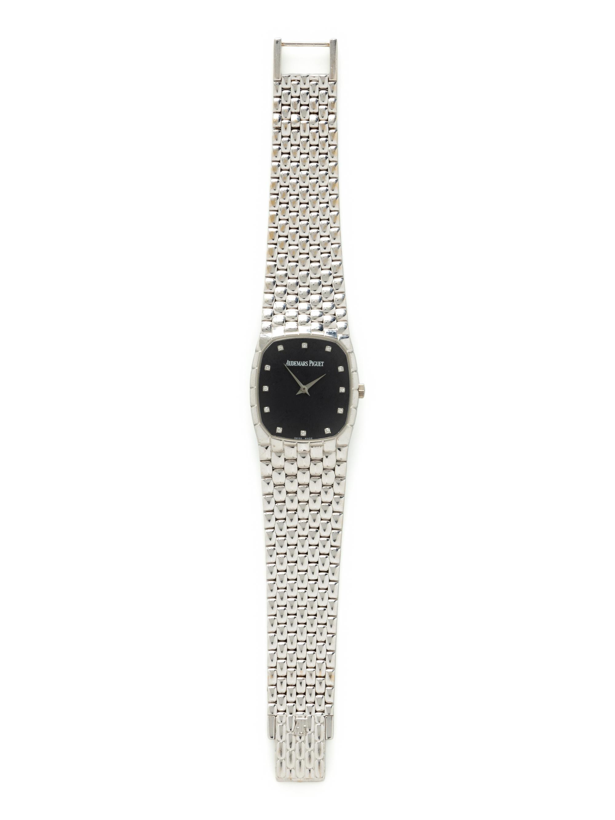 AUDEMARS PIGUET, 18K WHITE GOLD 'COBRA' WATCH