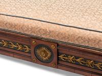 A Neoclassical Gilt Bronze Mounted Mahogany Daybed