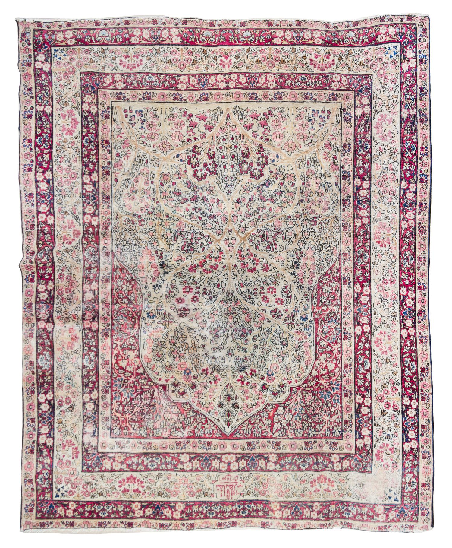A Persian Wool Prayer Rug 6 feet 11 inches x 5 feet 8 inches. — FIRST HALF 20TH CENTURY