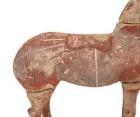 A Han Style Pottery Horse