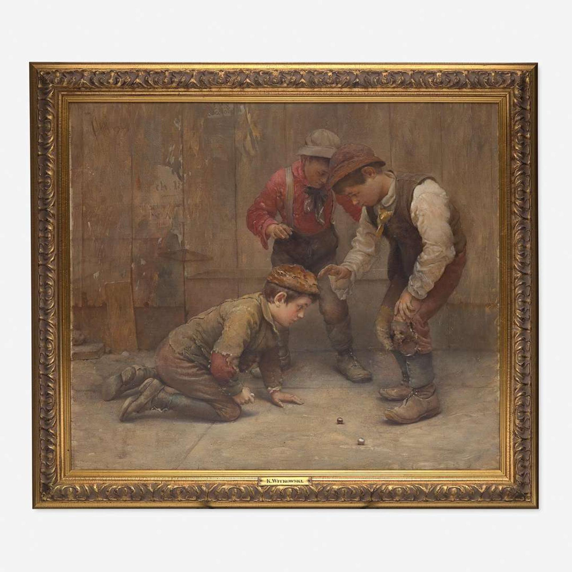 Karl Witkowski (American, 1860-1910) Knucks Down