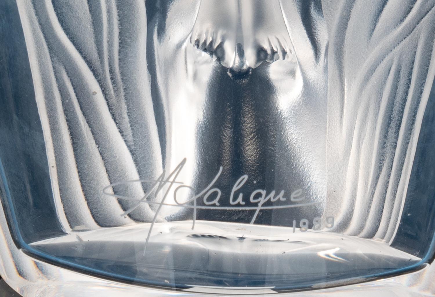 A Lalique Eroica Vase