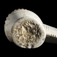 An Islamic Marble Oil Lamp