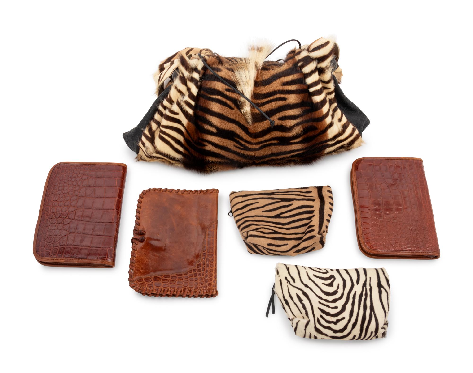 Collection of Six Carlos Falchi Bags, 1980-90s
