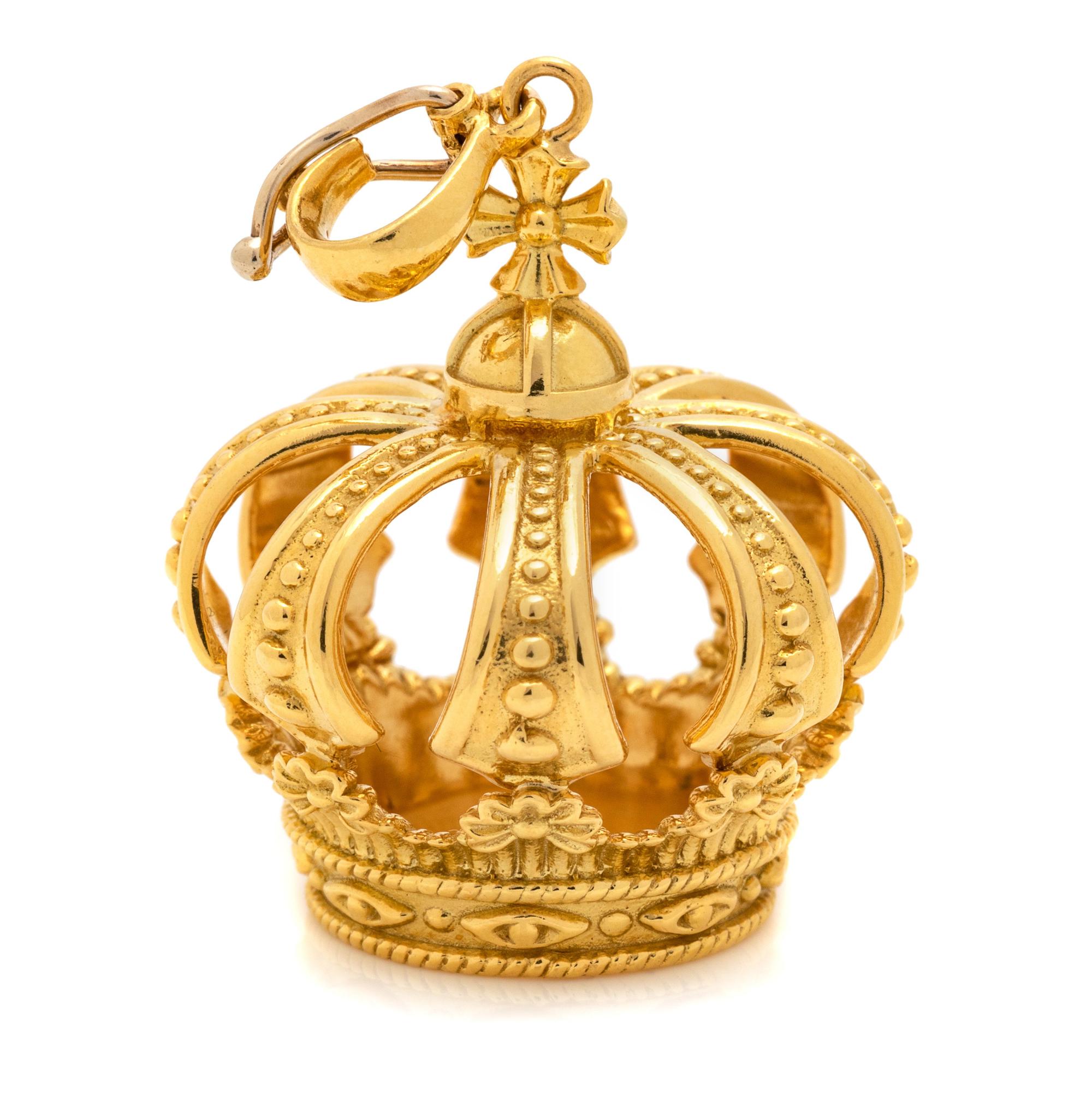 CYNTHIA BACH, CROWN CHARM/PENDANT