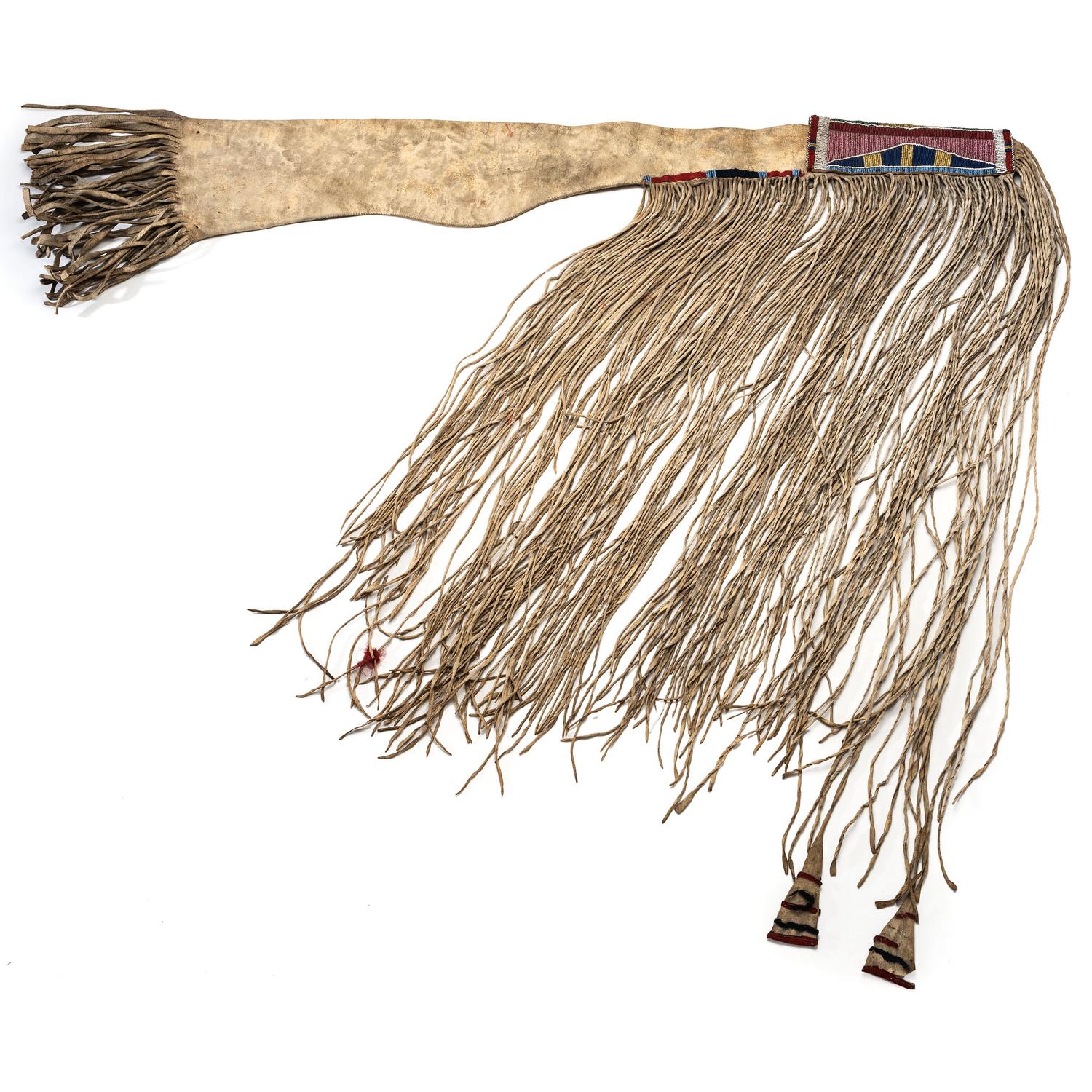 Apsáalooke (Crow) Beaded Hide Rifle Scabbard