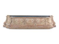 A Neoclassical Style Painted Wood Jardinière