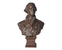 Arturo Bianchini (Italian, d. 1908), A Bronze Bust of George Washington (1732-1799) , Cast by Gorham Co. Founders, Circa 1910