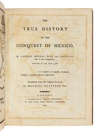 DIAZ DEL CASTILLO, Bernal (c.1492-1581?). The True History of the Conquest of Mexico. London: for J. Wright by John Dean, 1800.
