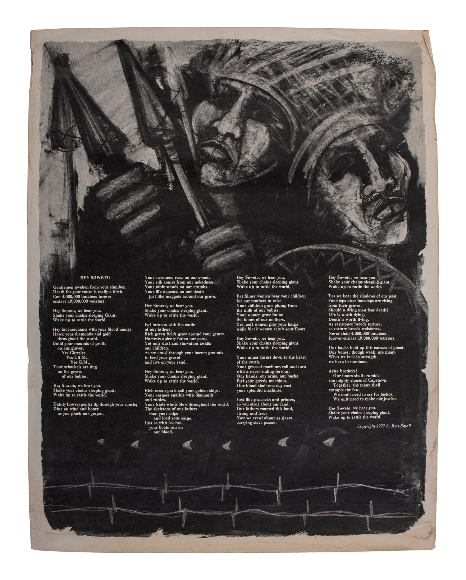 [SOUTH AFRICA]. A group of 3 Anti-Apartheid posters, comprising:
