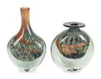 Two Michele Luzoro Glass Vases — 20TH CENTURY