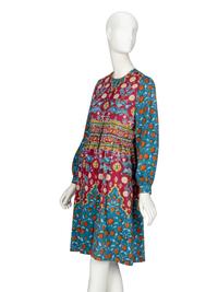 Oscar de la Renta, Printed Dress, 1970's