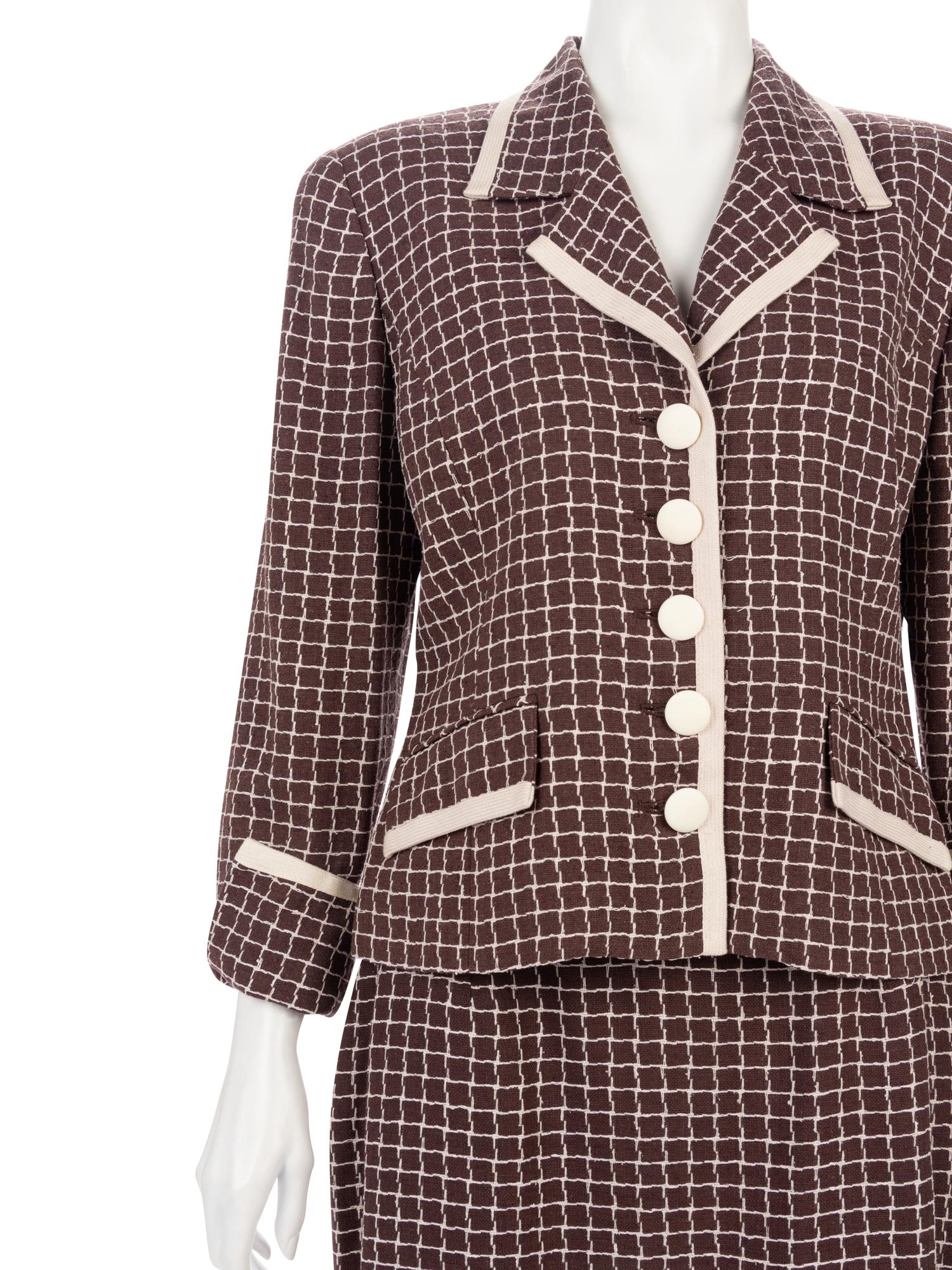 Two Designer Ensembles; One Christian Lacroix Jacket, One Christian Dior Skirt Suit,