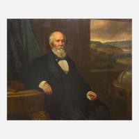 Joseph Oriel Eaton (1829-1875) Portrait of Judge David Kirkpatrick Este, Sr. (1785-1876), dated "1862"