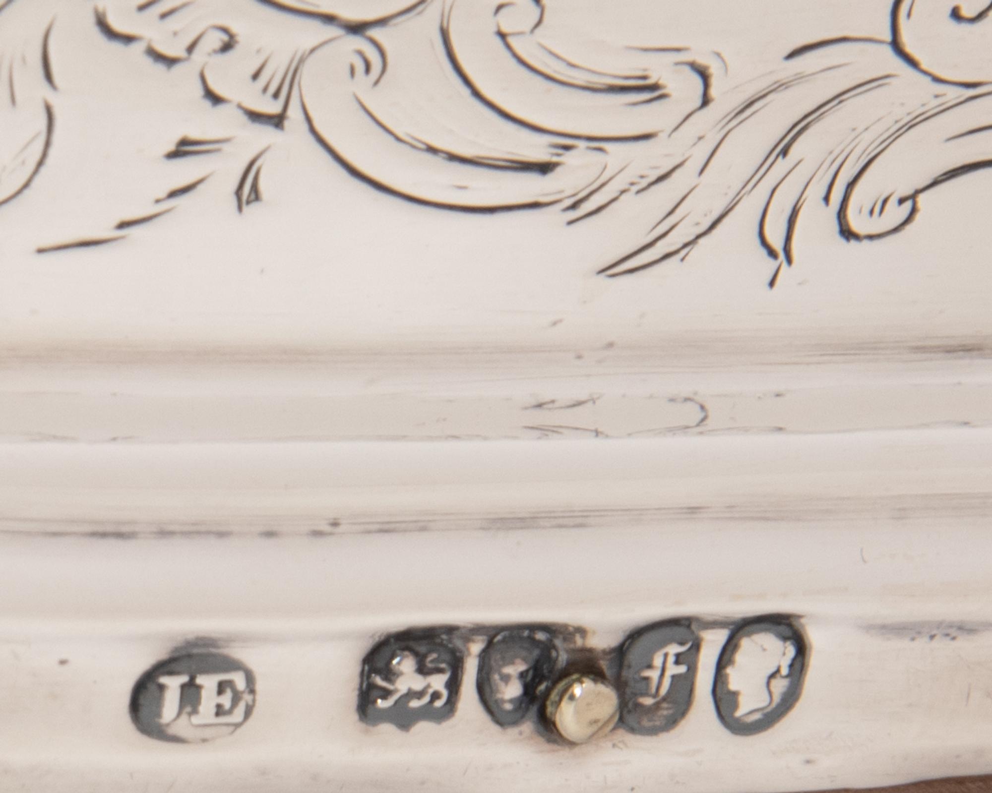 A George III Silver Cruet Set