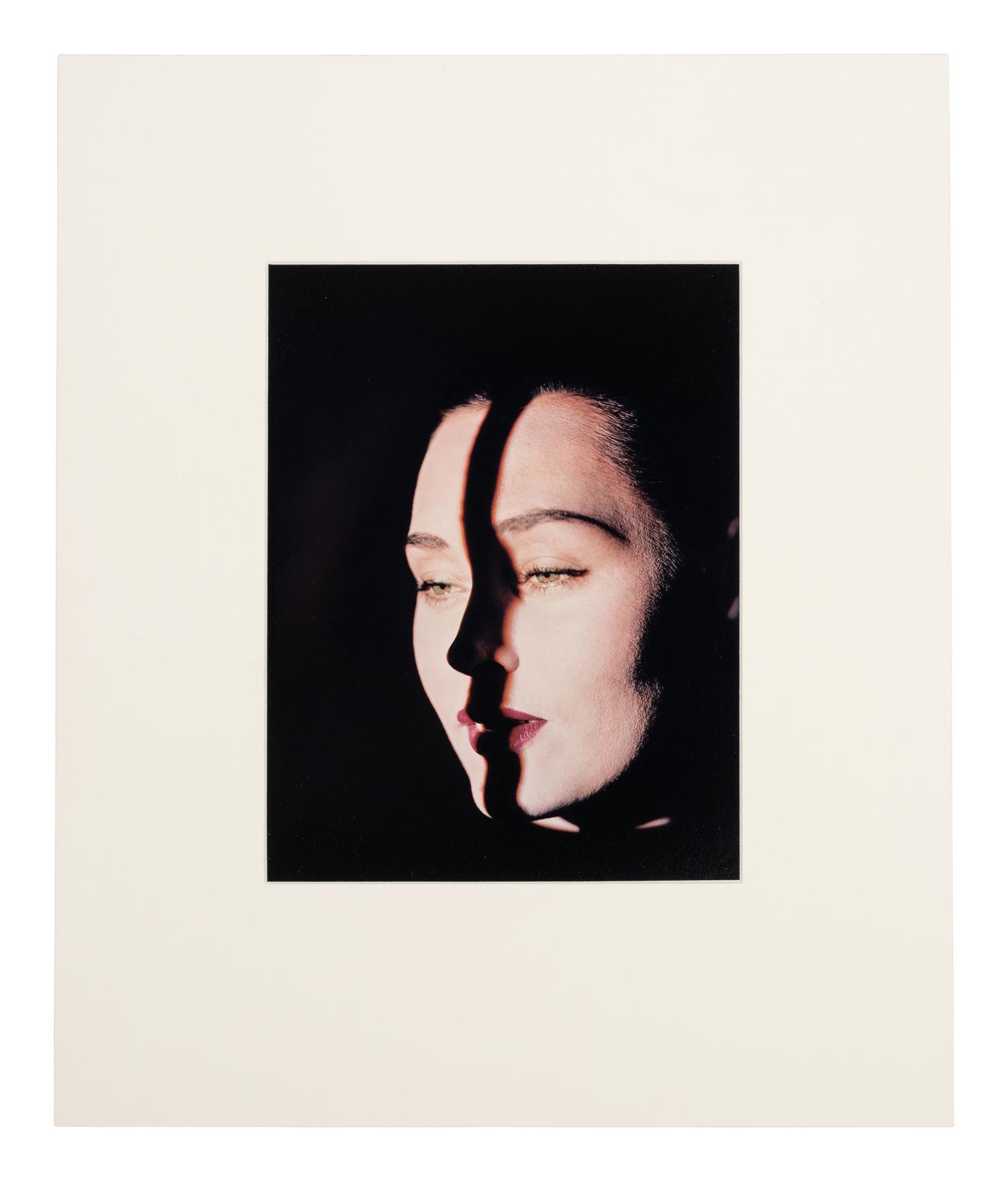 Erwin Blumenfeld (1897-1969) Line on Face, New York 1947-1949, from "Blumenfeld Color"