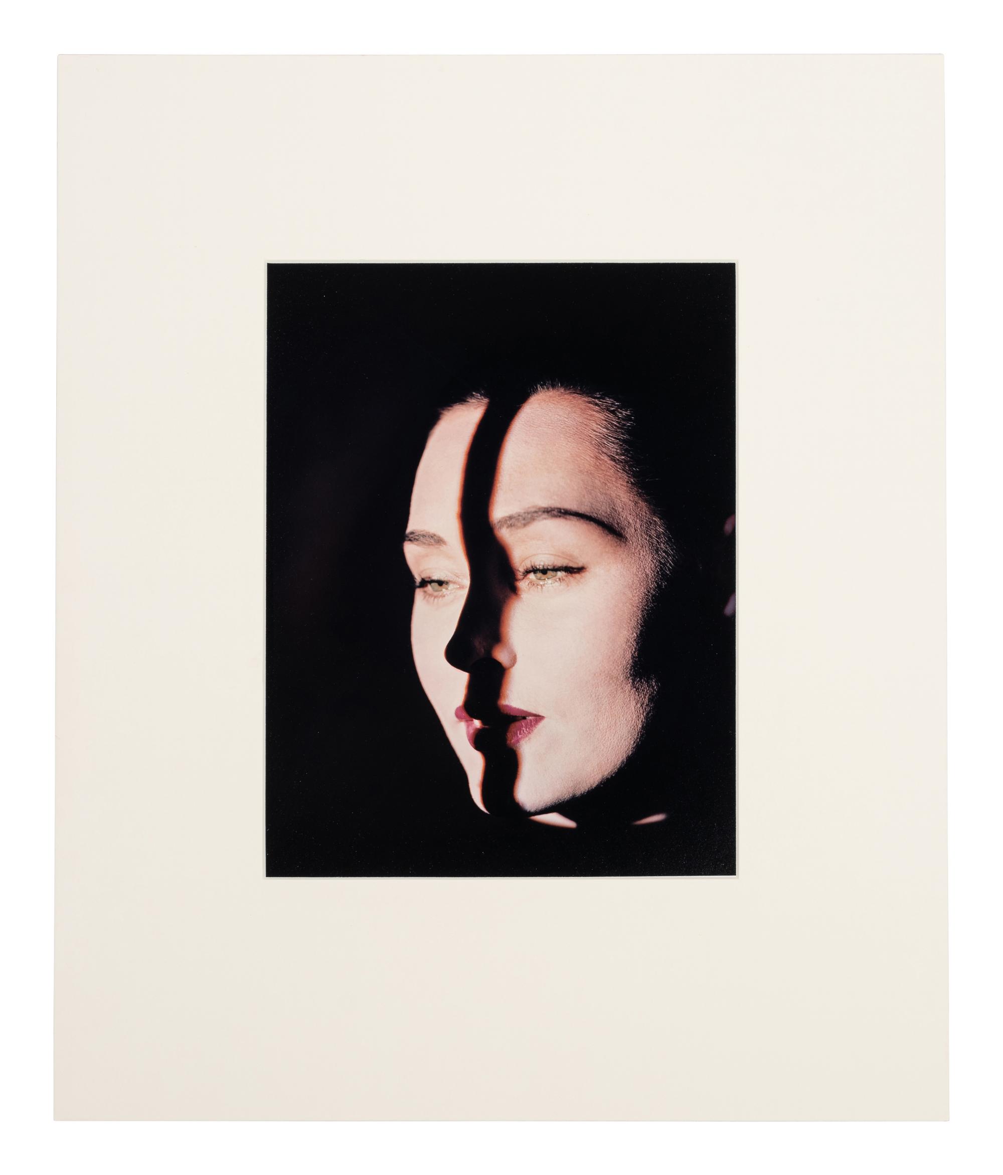 Erwin Blumenfeld (1897-1969) Line on Face, New York 1947-1949, from "Blumenfeld Color"