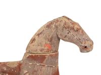 A Han Style Pottery Horse