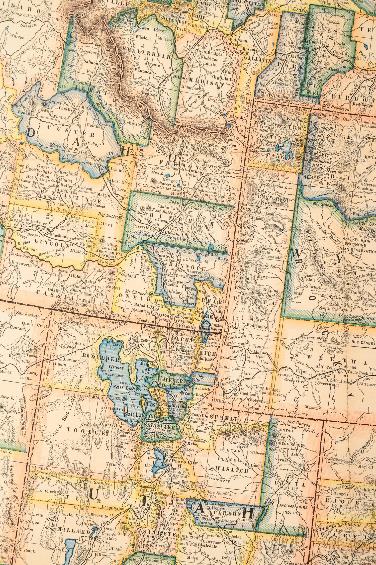 The United States of America, Including Newly Acquired Territory. Boston: The National Publishing Company, 1902.