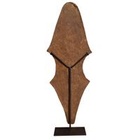 Iron Currency on Custom Mount 10" W x 4" D x 31" H — Nigeria, Mid-20th Century