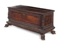 An Italian Walnut Cassone