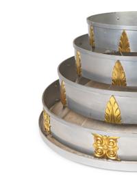 An Art Deco Four-Tiered Chandelier — 20TH CENTURY